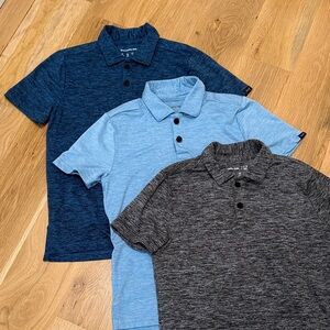 Abercrombie kids set of three Athletic Polo Shirts